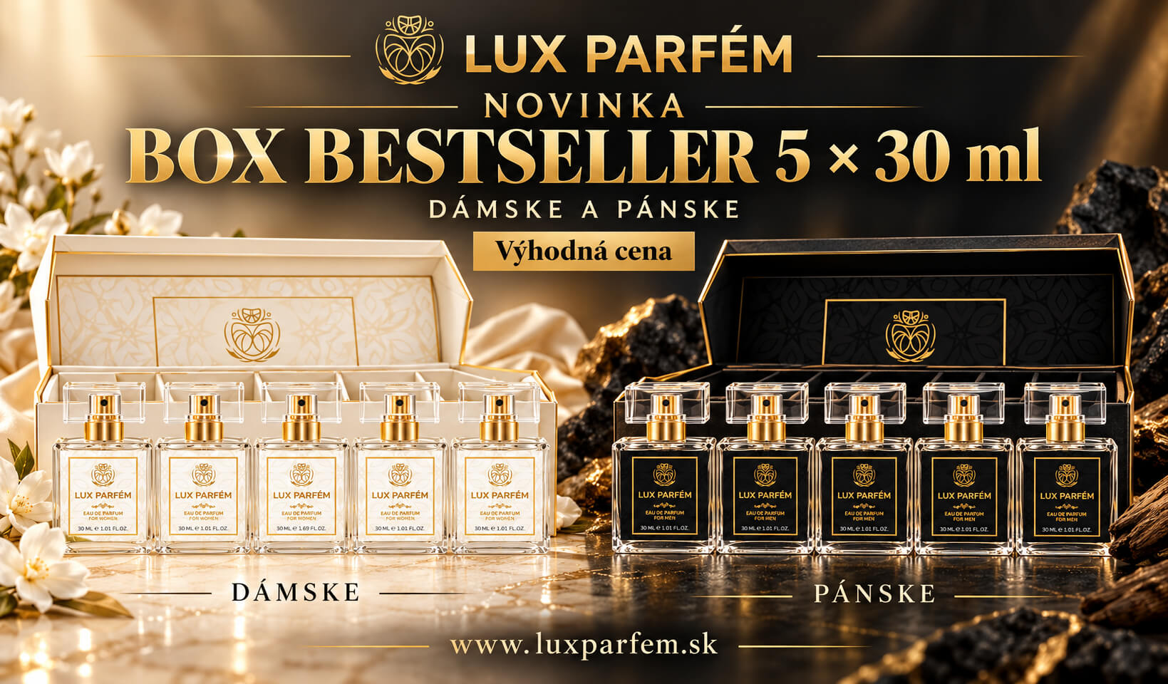 LUX PARFÉM_ Dámsky a pánsky bestseller box